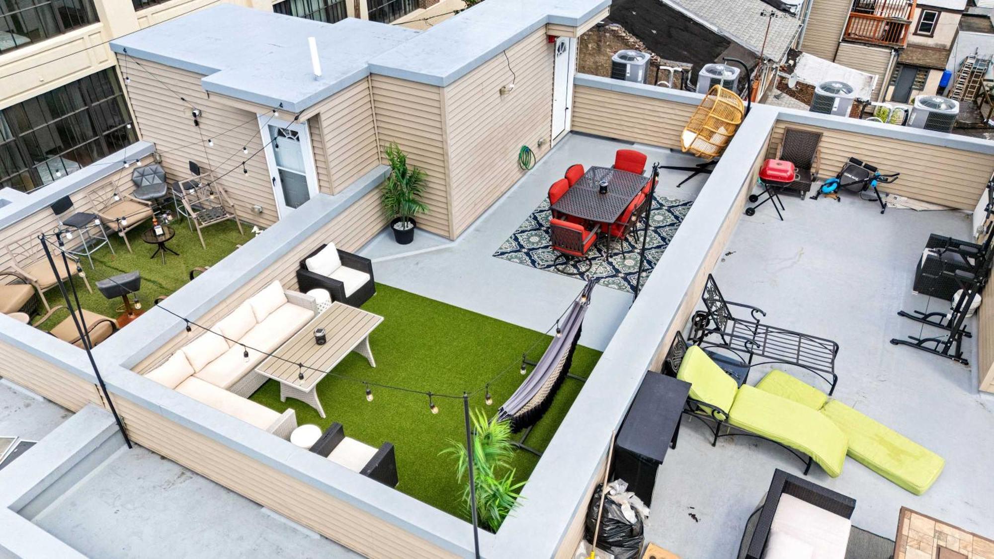 Brand New Dbl Unit Roofdeck Outdoor Patio Villa Philadelphia Dış mekan fotoğraf