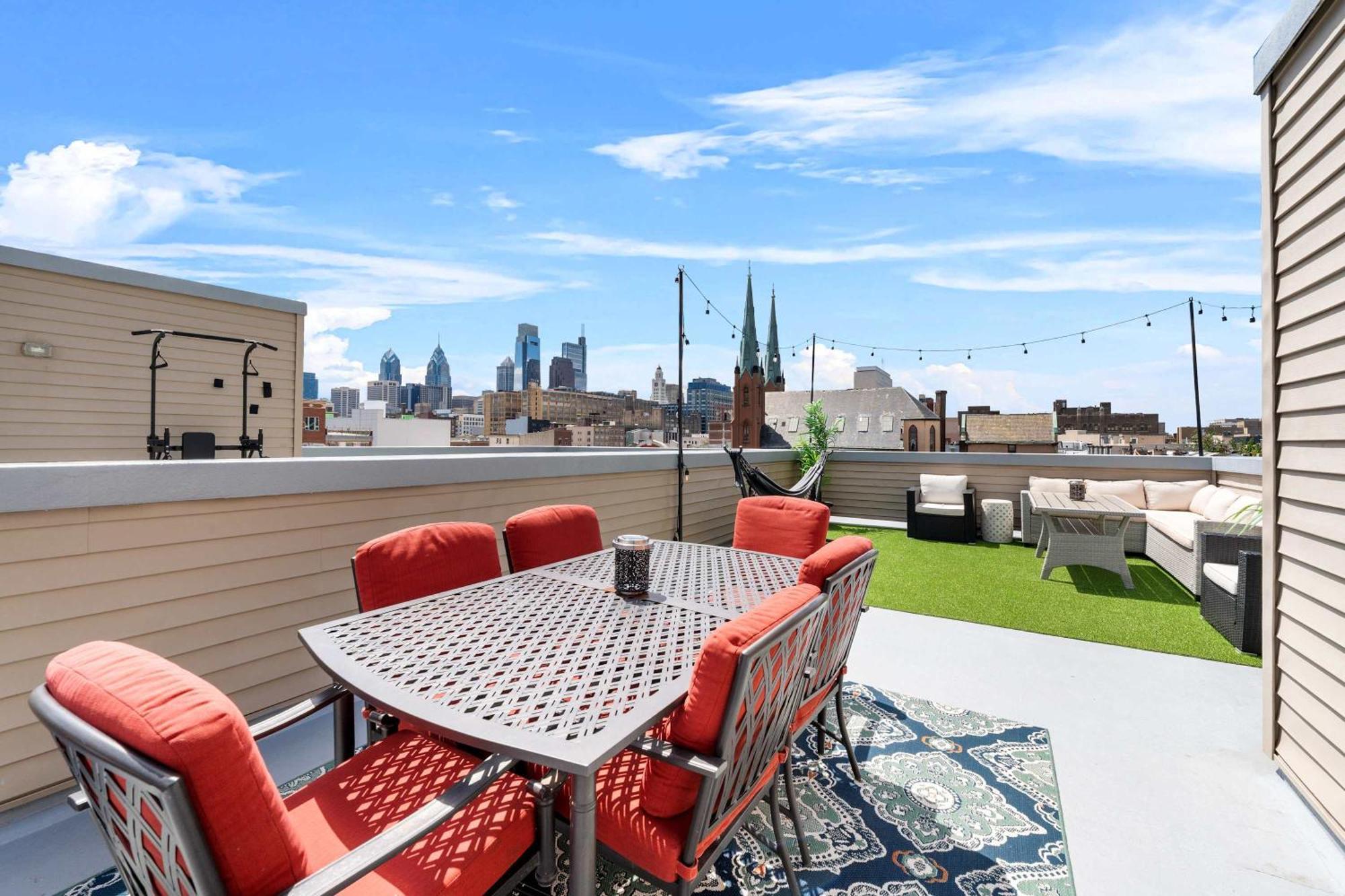 Brand New Dbl Unit Roofdeck Outdoor Patio Villa Philadelphia Dış mekan fotoğraf